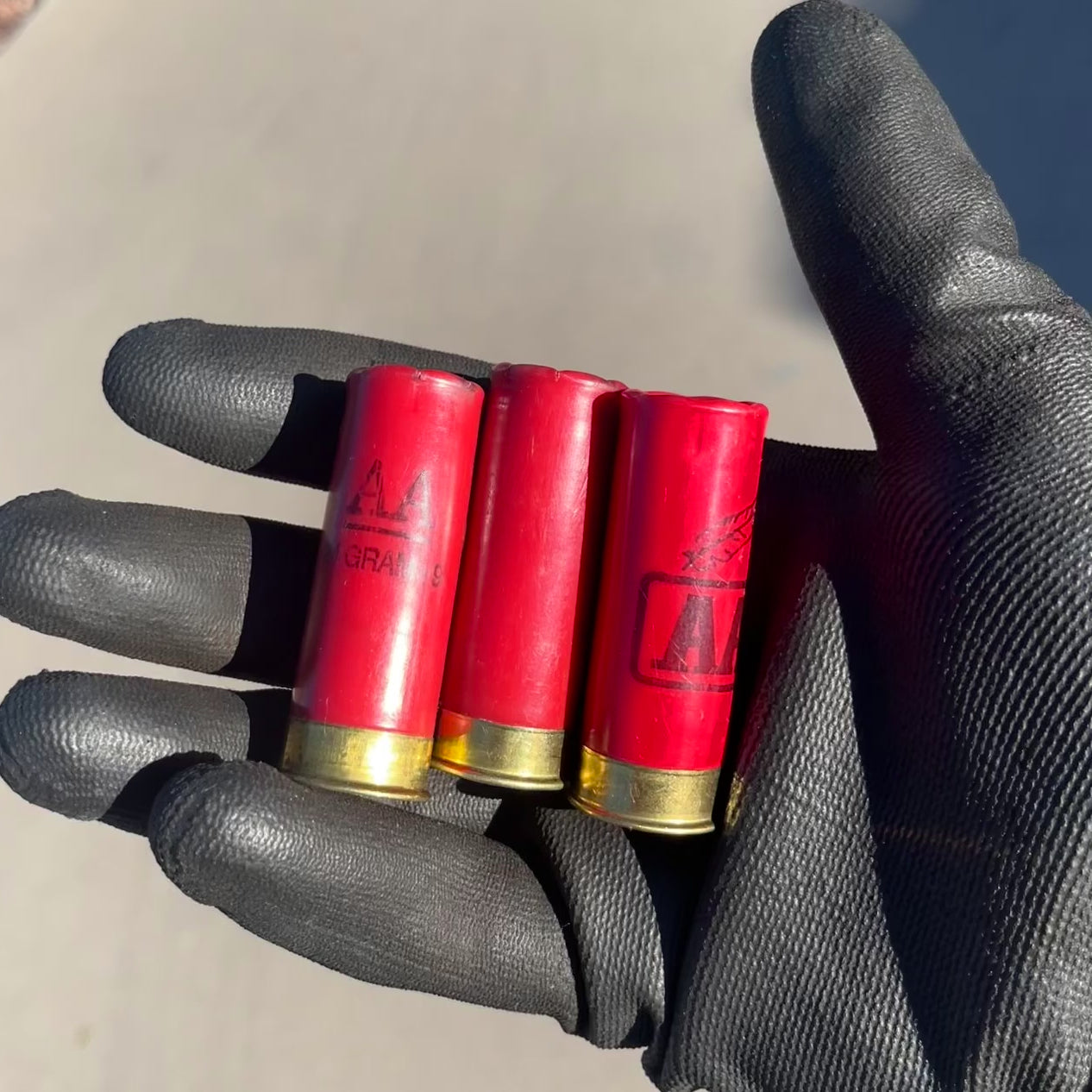 Winchester AA Red Shotgun Dummy Rounds for Crafts Cosplay Props