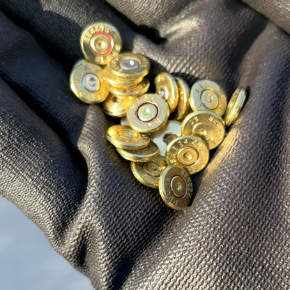 7.62x39 AK-47 Thin Cut Brass Bullet Slices Polished For Jewelry