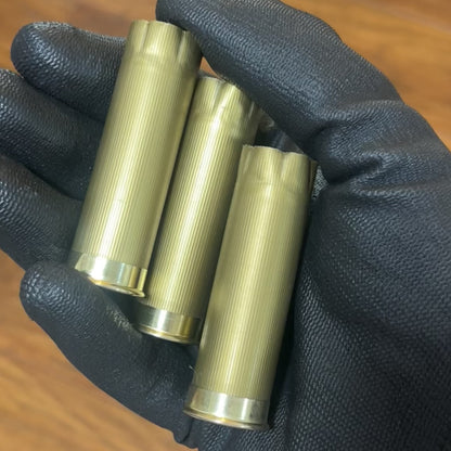 Bornaghi Italy Blank Gold Shotgun Shells 12 Gauge No Markings On Hulls Shotshells DIY Boutonniere Wedding Crafts Qty 8 | FREE SHIPPING