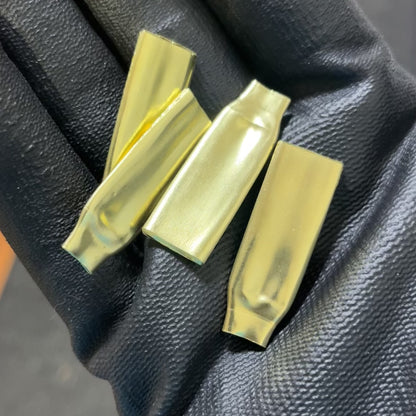 Flattened 223 Brass Blanks For Metal Stamping Real Fired Bullet Casings Qty 5 | FREE SHIPPING