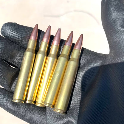 30-06 SPRG Dummy Rifle Rounds Real Once Fired Brass Casings With New Bullet