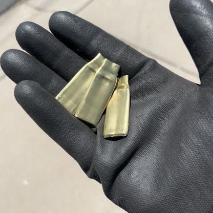 Flattened Brass Blanks For Metal Stamping Real Fired Bullet Casings