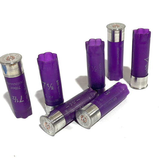 Purple Shotgun Shells For Wedding Boutonnieres