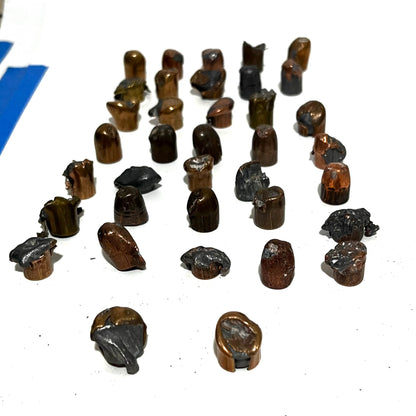Recovered With Impact 45 ACP & 9MM Fired Bullets Qty 250 Pcs