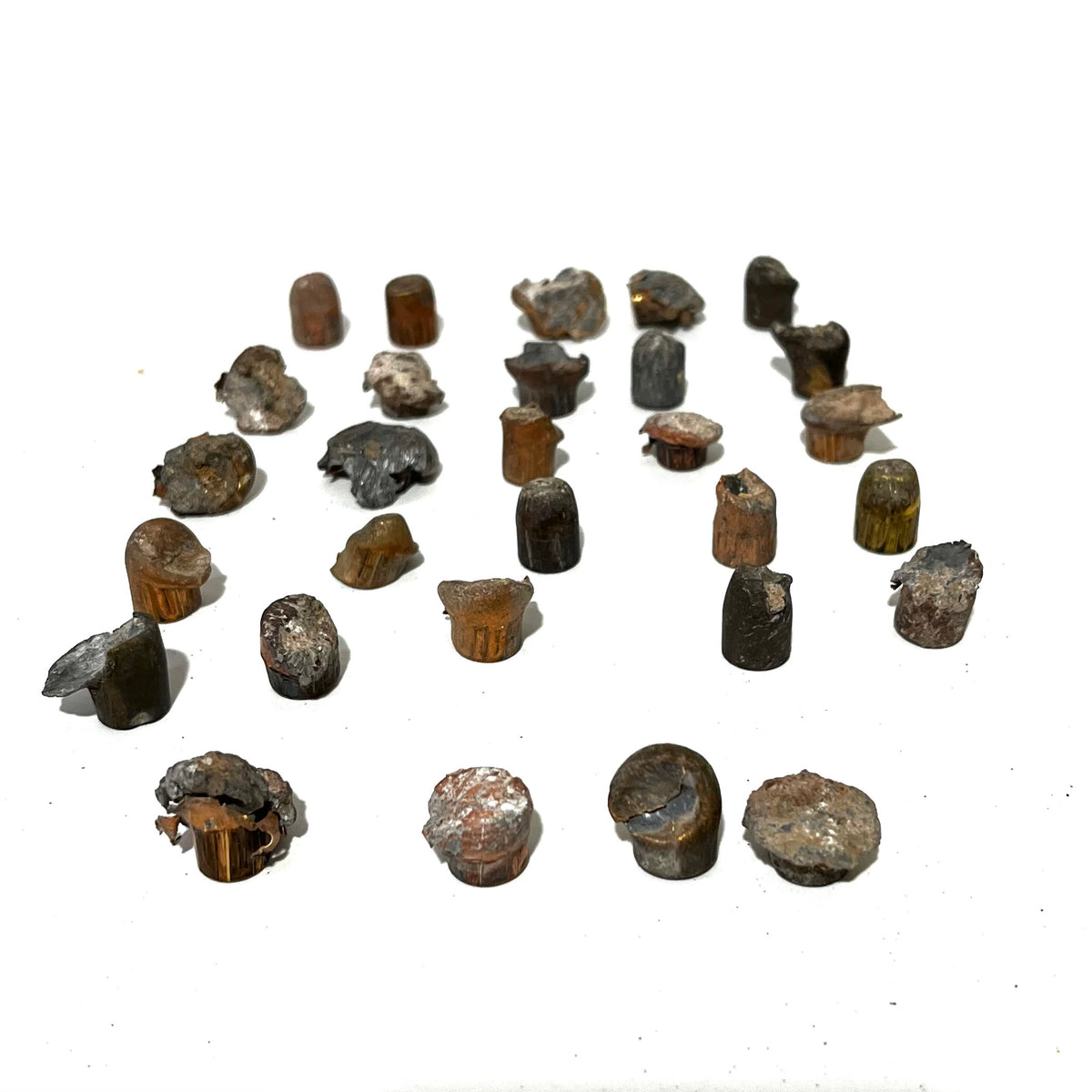 Recovered With Impact 45 ACP & 9MM Fired Bullets Qty 250 Pcs