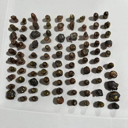 Recovered With Impact 45 ACP & 9MM Fired Bullets Qty 250 Pcs