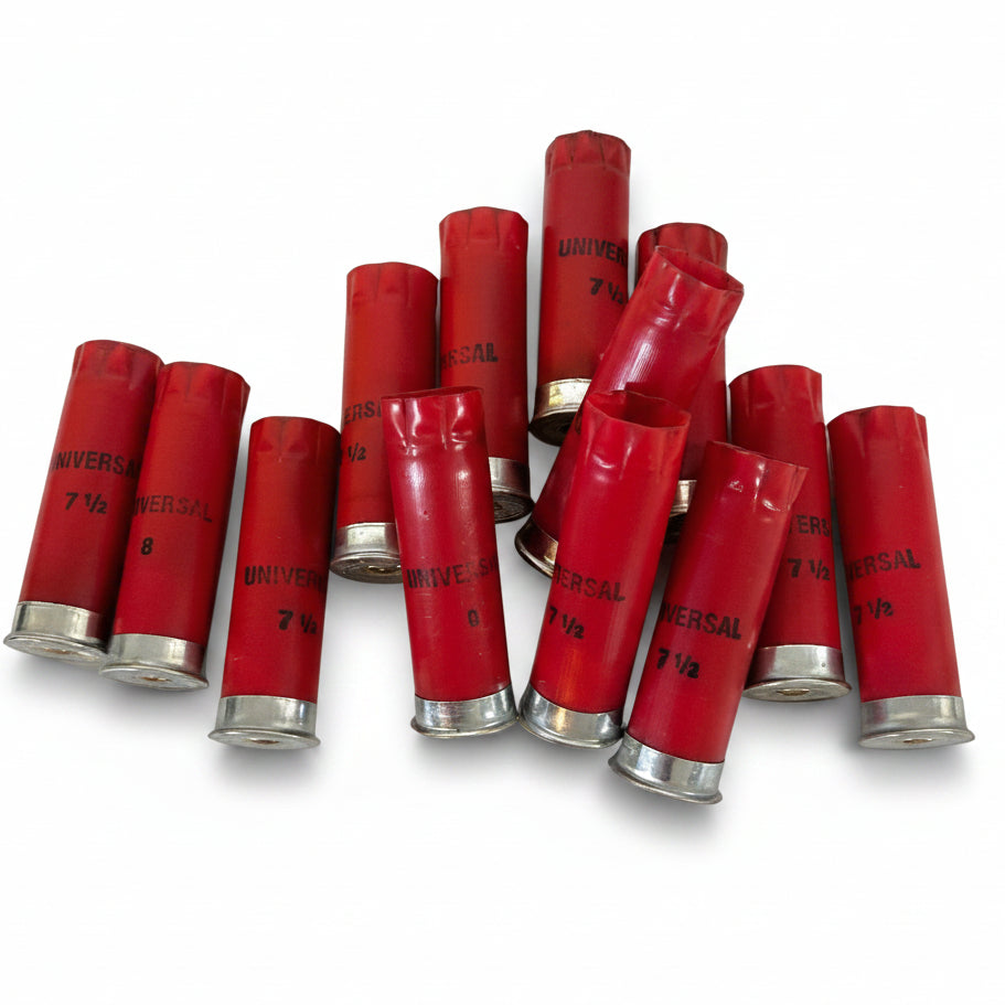 Red Winchester Universal Inert Hulls Scattered With Open Mouths