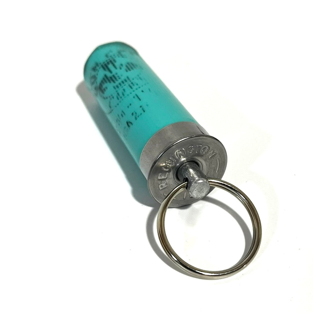 Remington Cure Teal 12 Gauge Shotgun Shell Keychain — Rare Color