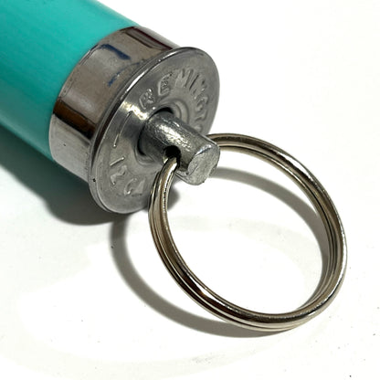 Remington Cure Teal 12 Gauge Shotgun Shell Keychain — Rare Color