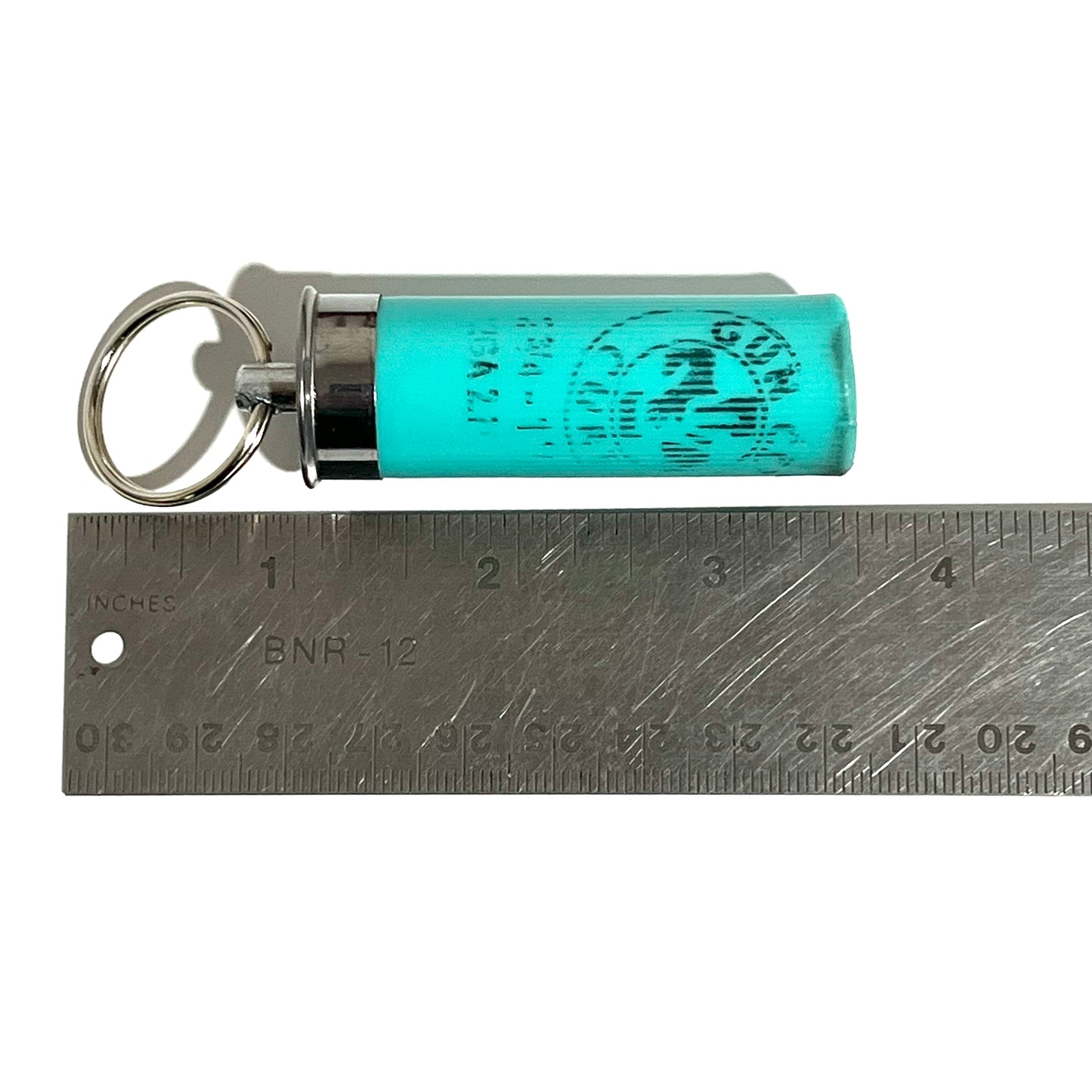 Remington Cure Teal 12 Gauge Shotgun Shell Keychain — Rare Color