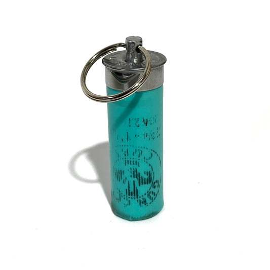 Remington Cure Shotgun Shell Keychain 12 Gauge Teal
