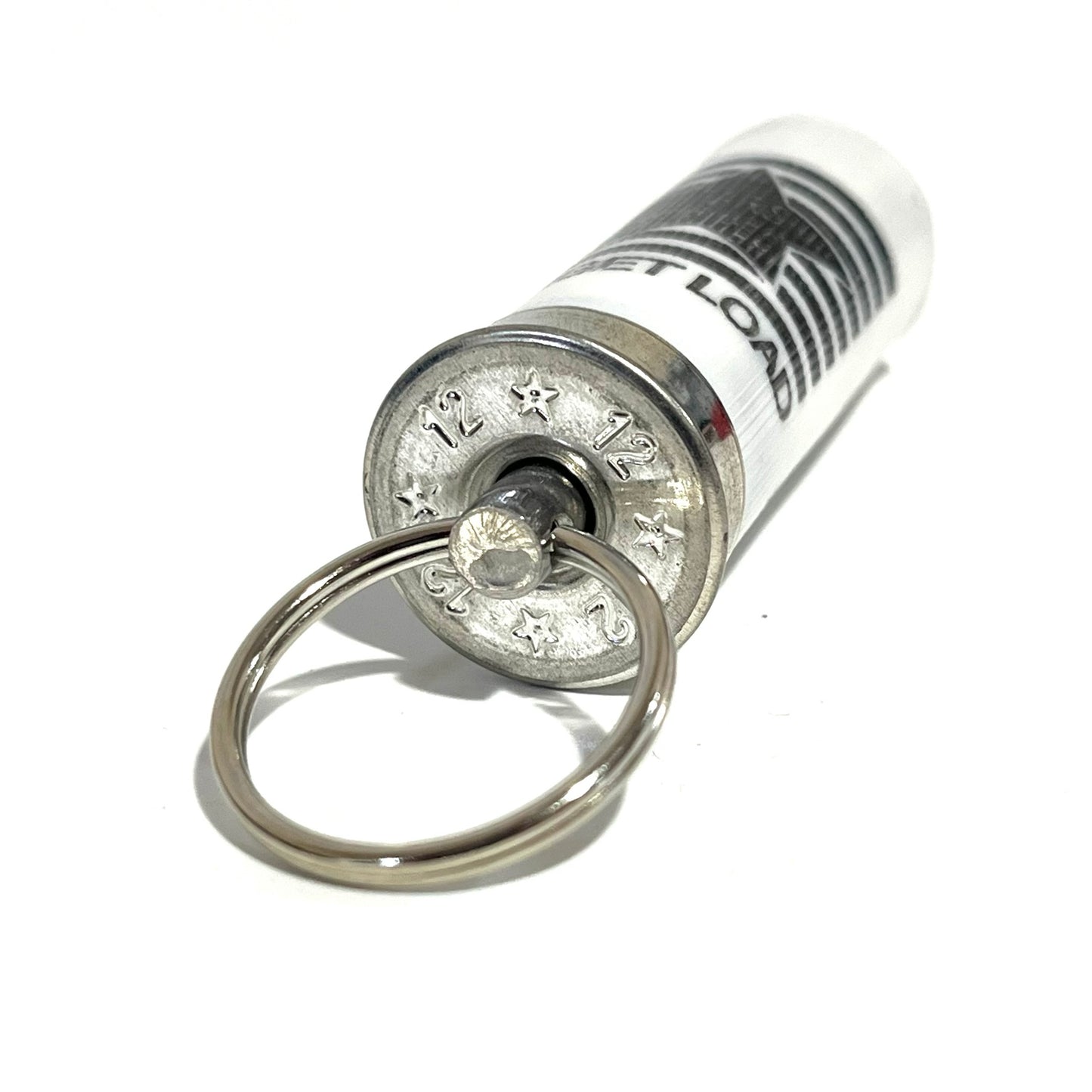 Shotgun Shell Key-Chain White