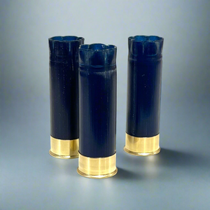 Empty blue shotgun shells for wedding crafts