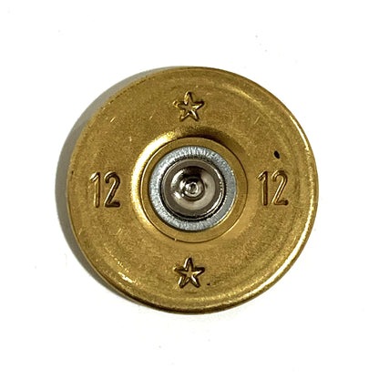 Starred 12 Gauge Gold With Silver Slices For Bullet Jewelry
