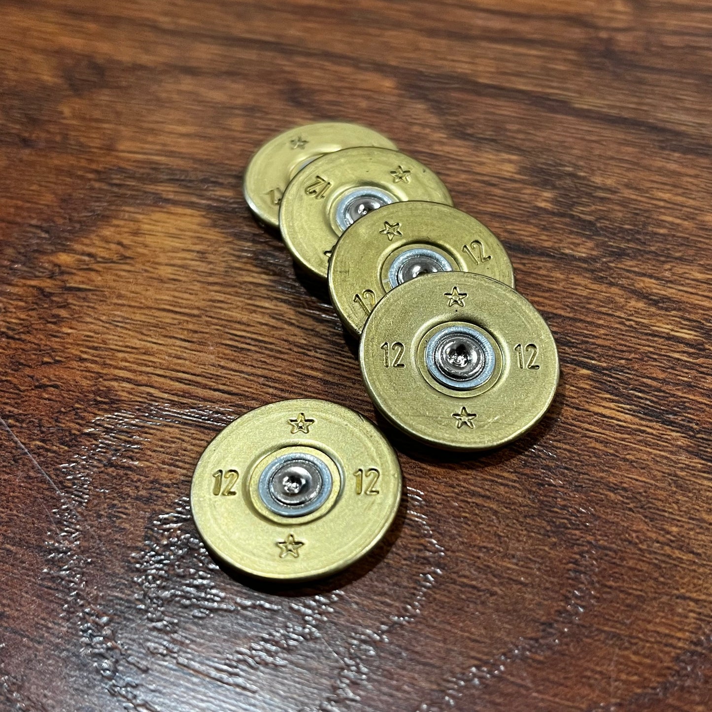 Starred 12 Gauge Gold With Silver Slices For Bullet Jewelry