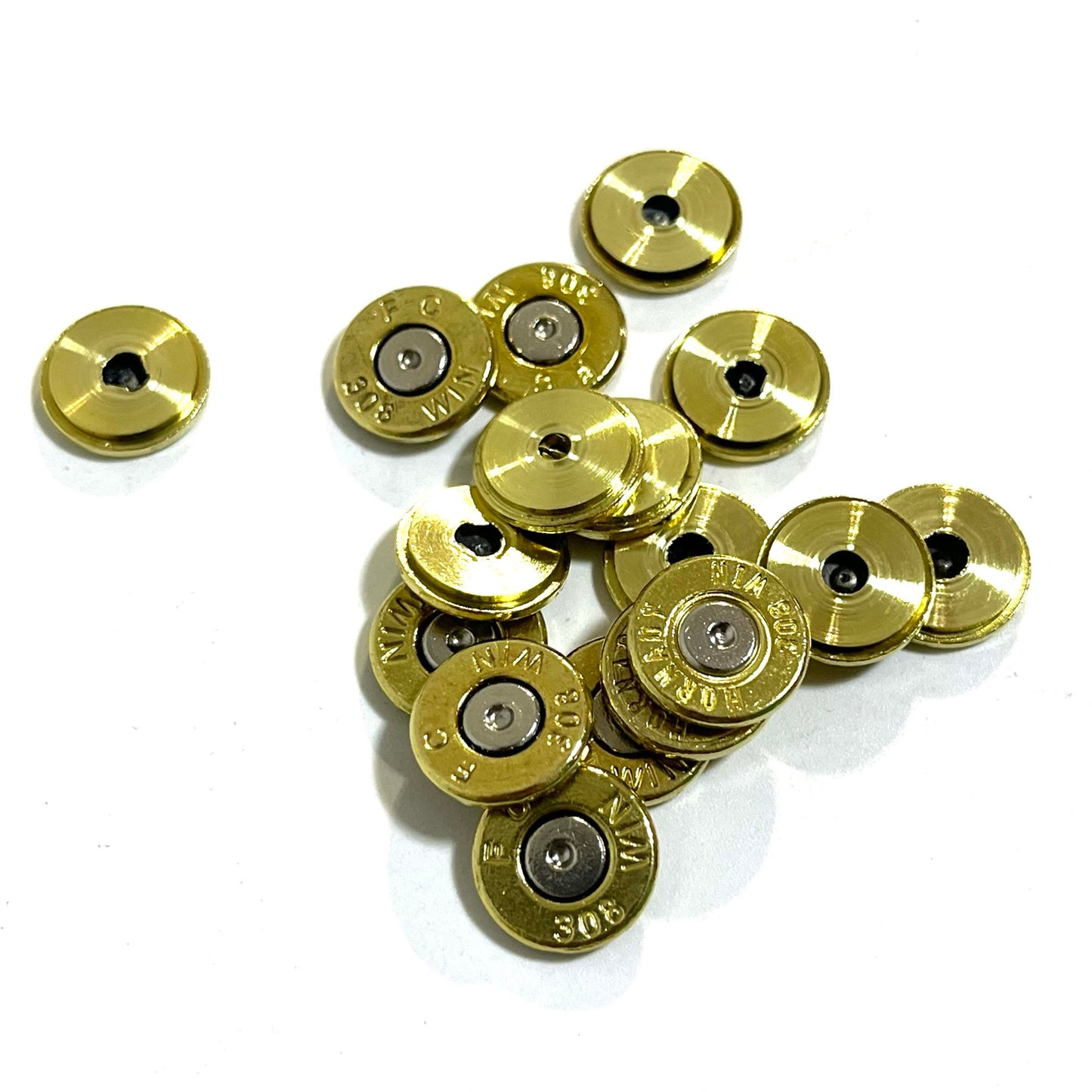 This Cut Brass Bullet Ends
