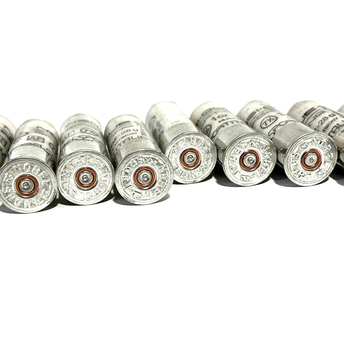 Translucent High Brass Dummy Rounds Inert Shotgun Shells 12 Gauge Fake Spent Hulls Used Casings 12GA Qty 10