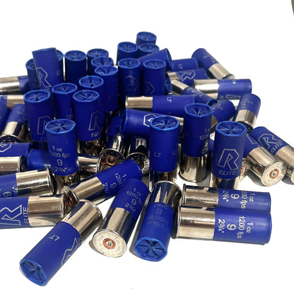 12 Gauge Dummy Rounds Inert Shotgun Shells 12GA - Blue RIO Real Spent Hulls Used Casings Qty 10 - Props, Cosplay, Farmhouse Decor