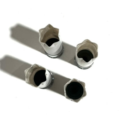 White Shotgun Shell Boutonnieres
