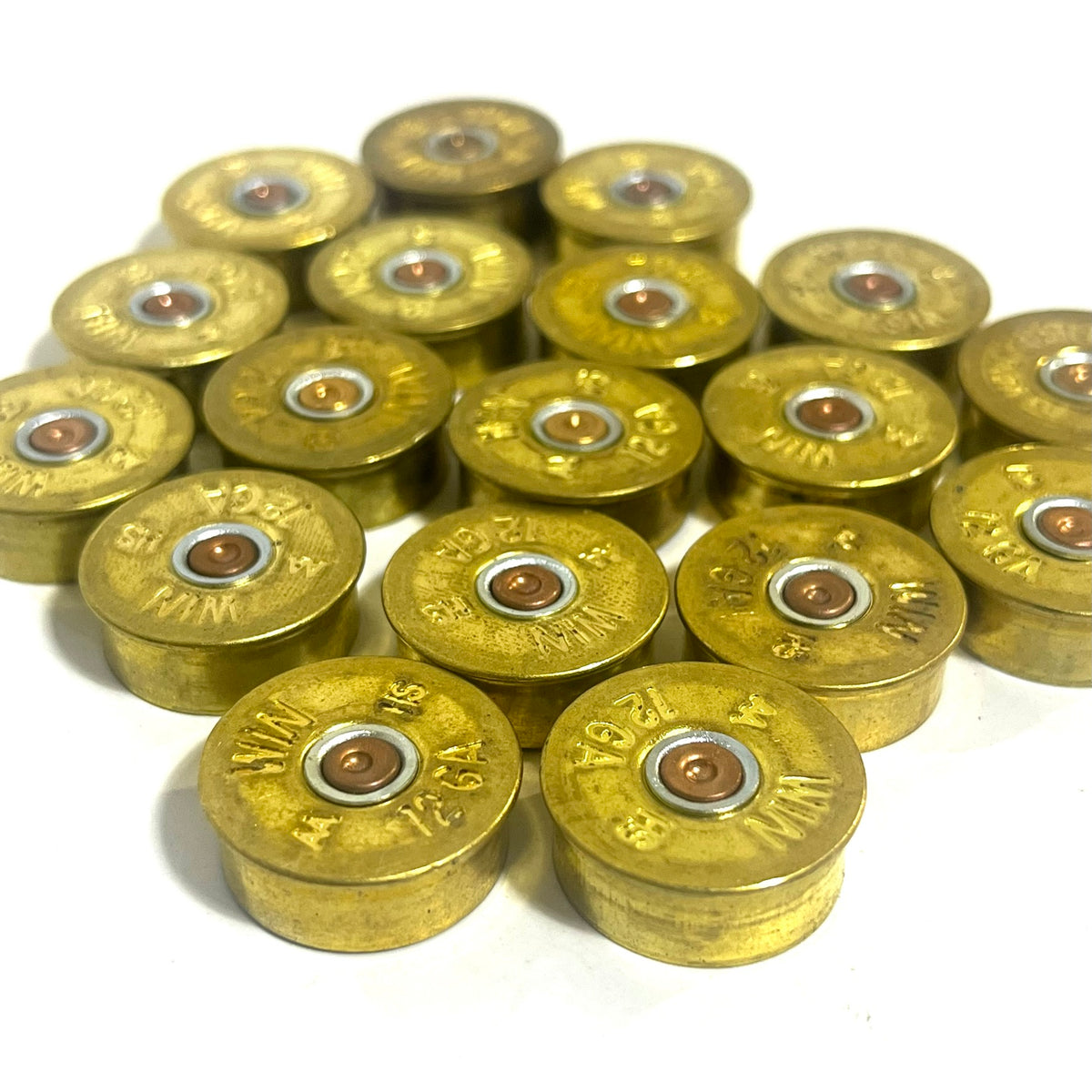 Winchester AA Gold Headstamps 12 Gauge Brass Bottoms 100 Pcs
