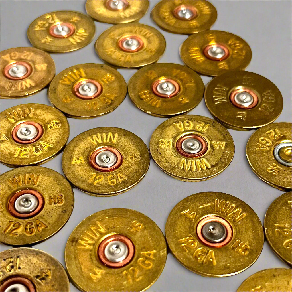 Thin Sliced Winchester 12 Gauge Gold Shotgun Shell Slices Qty 15