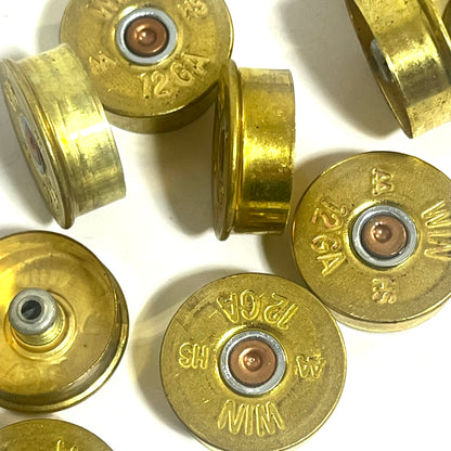Winchester AA Gold Headstamps 12 Gauge Brass Bottoms 100 Pcs