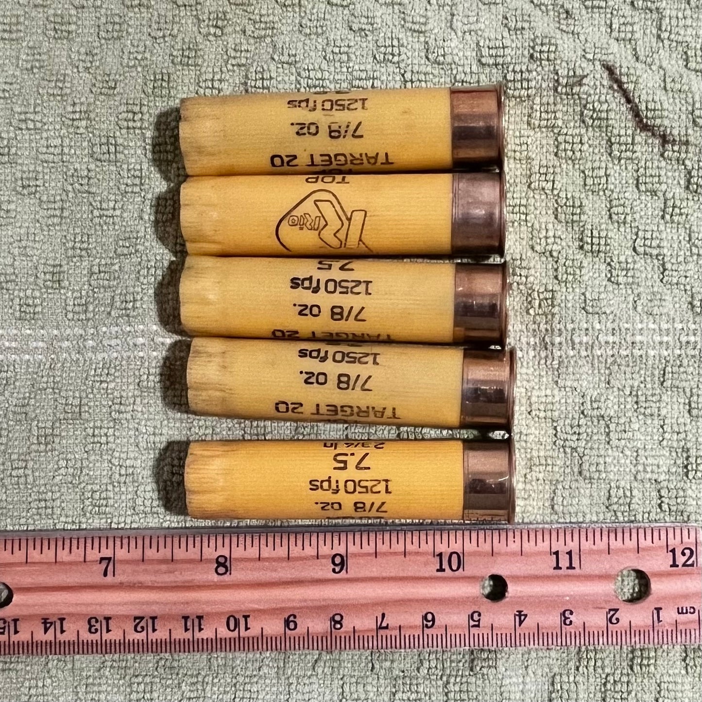 300 Pcs 12GA Federal Burgundy & 300 Pcs 20GA Yellow RIO Used Empty Shotgun Shells