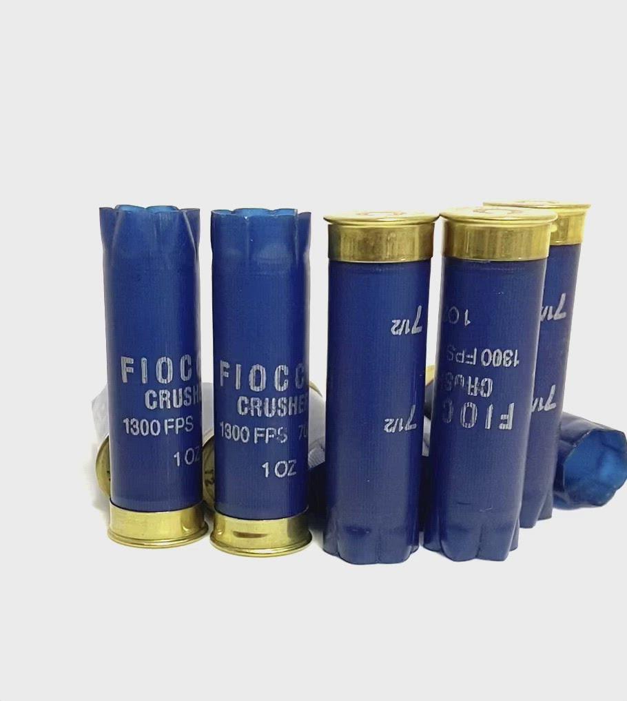 Navy Blue Fiocchi Empty Shotgun Shells 12 Gauge Dark Blue Used Hulls