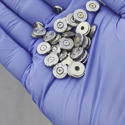 Bullet Slices 40 Smith & Wesson Nickel
