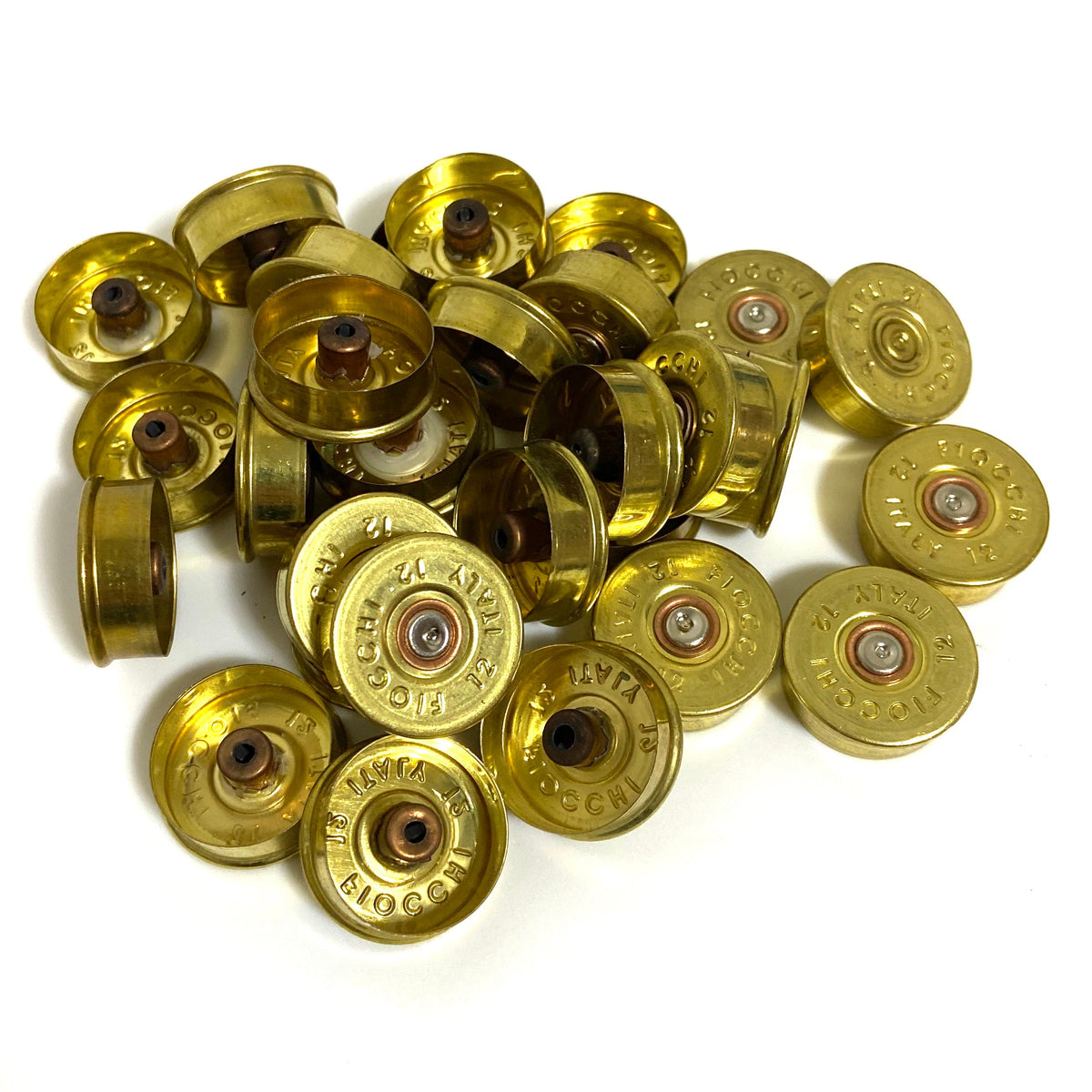 Gold Headstamps Shotgun Shell End Caps 12 Gauge Brass Bottoms – Craft ...