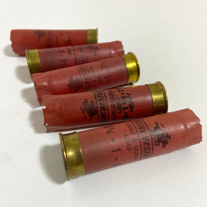 Vintage Winchester Horse And Rider Empty Red Shotgun Shells 12 Gauge Shot Gun Hulls Empty Cartridges Spent Shotshells Casings Ammo Craft