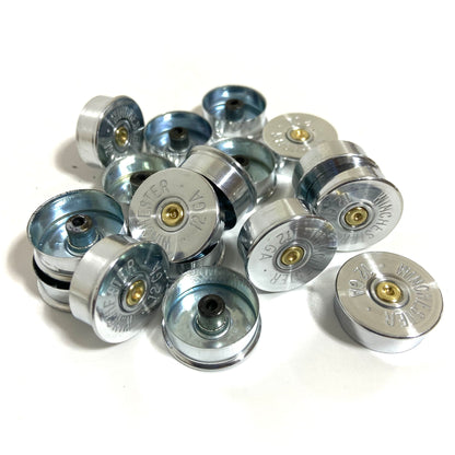 12 GA Steel Headstamps Winchester Hand  Polished