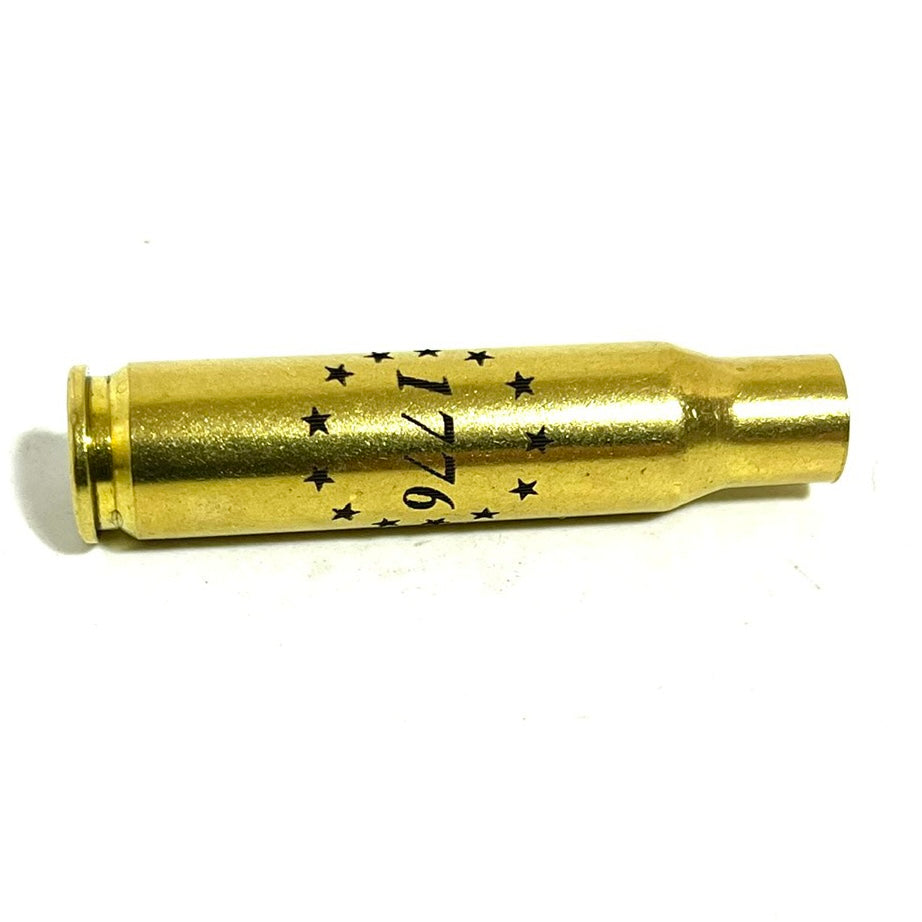 308 WIN Brass Shells 1776 Betsy Ross Engraved Casing 5 Pcs