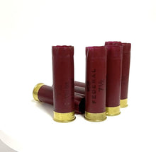Load and play video in Gallery viewer, Dark Red Federal Used Empty 12 Gauge Shotgun Shells Shotshells Spent Hulls Fired 12GA Casings Huge Lot 450 Pcs FREE SHIPPING
