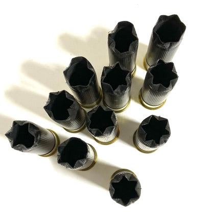 Star Crimped Black 16GA Shotgun Shells Empty Hulls 