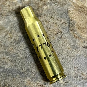 308 WIN Brass Shells 1776 Betsy Ross Engraved Casing 5 Pcs