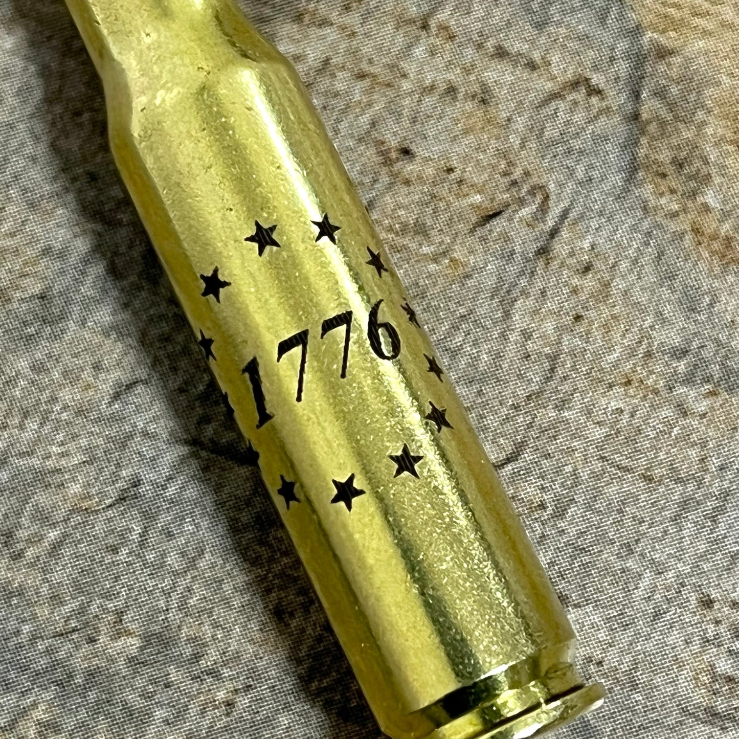 308 WIN Brass Shells 1776 Betsy Ross Engraved Casing 5 Pcs
