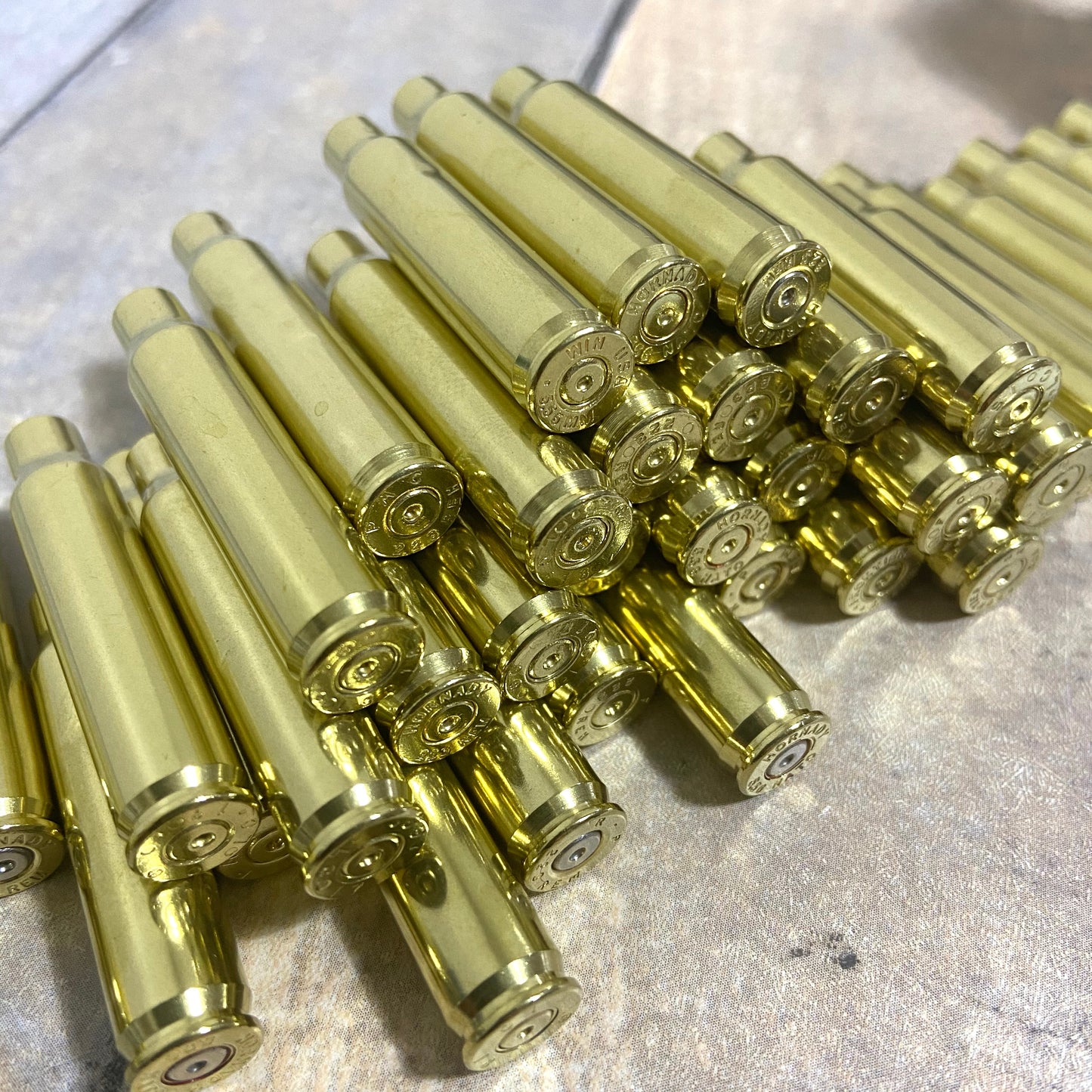 223 Gold Brass Polished Headstamps