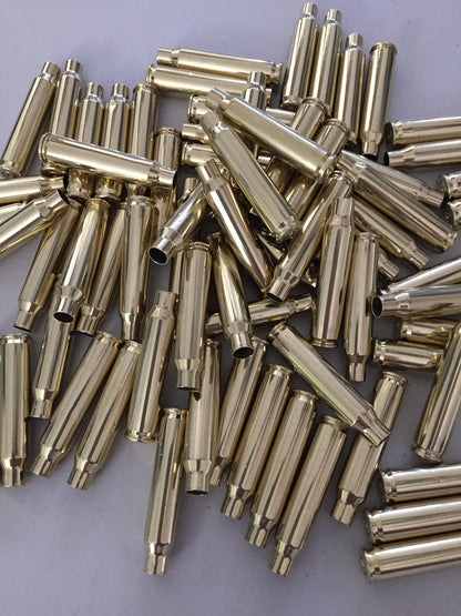 spent 5.56 brass shells