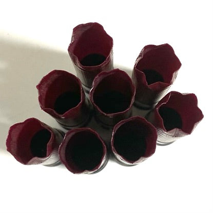 Star Crimped Dark Red Estate Shotgun Shells Empty Hulls 