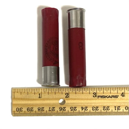 28 Gauge Size Dimension Burgundy Shotgun Hulls