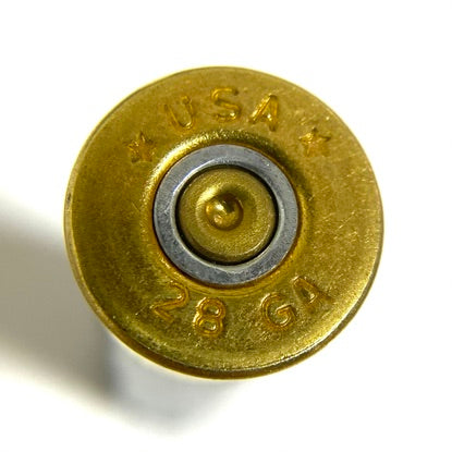 28 Gauge Headstamp Gold With Black Hulls