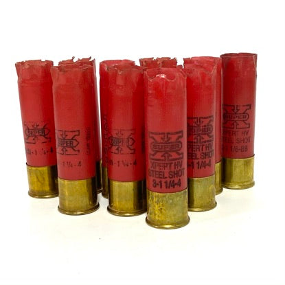 Winchester 3" Hulls 3 Inch Empty Shotgun Shells Red 12 Gauge Used Spent Once Fired Shotshells 10 Pcs - FREE SHIPPING