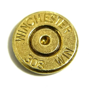 308 WIN Polished Thin Cut Brass Bullet Slices Qty 15 | FREE SHIPPING