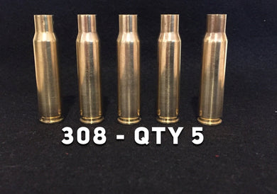 308 WIN Brass Shells Bullet Casings For Bullet Jewelry