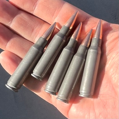 Dummy Steel 308 Rifle Ammunition