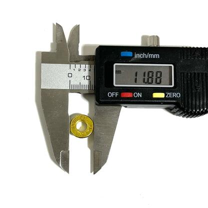 Deprimed 308 WIN Thin Cut Brass Bullet Slices Polished | Qty 15