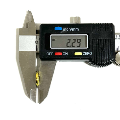 Deprimed 308 WIN Thin Cut Brass Bullet Slices Polished | Qty 15