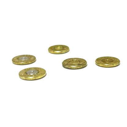 308 WIN Brass Bullet Slices With Silver Primer Qty 15