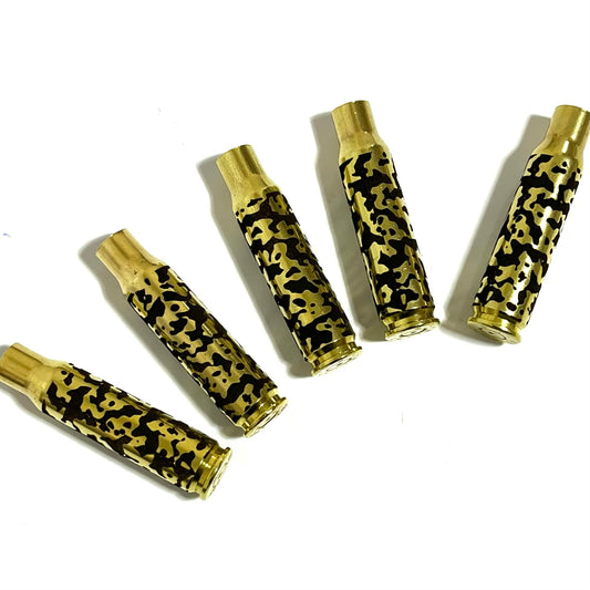 308 WIN Brass Shells Camo Casing 5 Pcs